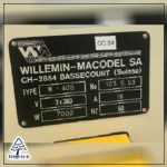 مشخصات فنی دستگاه سی ان سی فرز سنتر عمودی مدل WILLEMIN MACODEL W408