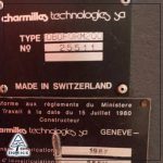 دستگاه cnc برش اسپارک Charmilles سوئیس مدل Roboform 200- لیبل
