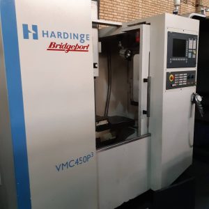 دستگاه CNC فرز سنتر عمودی 3محور Hardinge انگلستان مدل Bridgeport VMC 450P³- نمای کلی