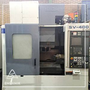 دستگاه CNC فرزعمودی 4محور MORISEIKI ژاپن مدل SV400 -داخل دستگاه
