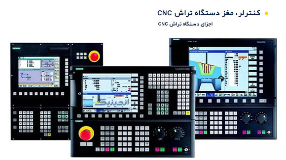 کنترلر cnc، مغز اجزای دستگاه تراش cnc
