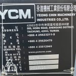 دستگاه CNC فرزعمودی 3محور YCM تایوان مدل MV 106A-لیبل