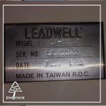 دستگاه CNC فرزعمودی 3محور LEADWELL تایوان مدل MCV610A -لیبل