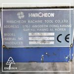 دستگاه cnc تراش افقی 2محور HWACHEON کره مدل HI-ECO35-لیبل